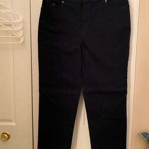 Gloria Vanderbilt Women's Straight Leg Jeans - Deep Black